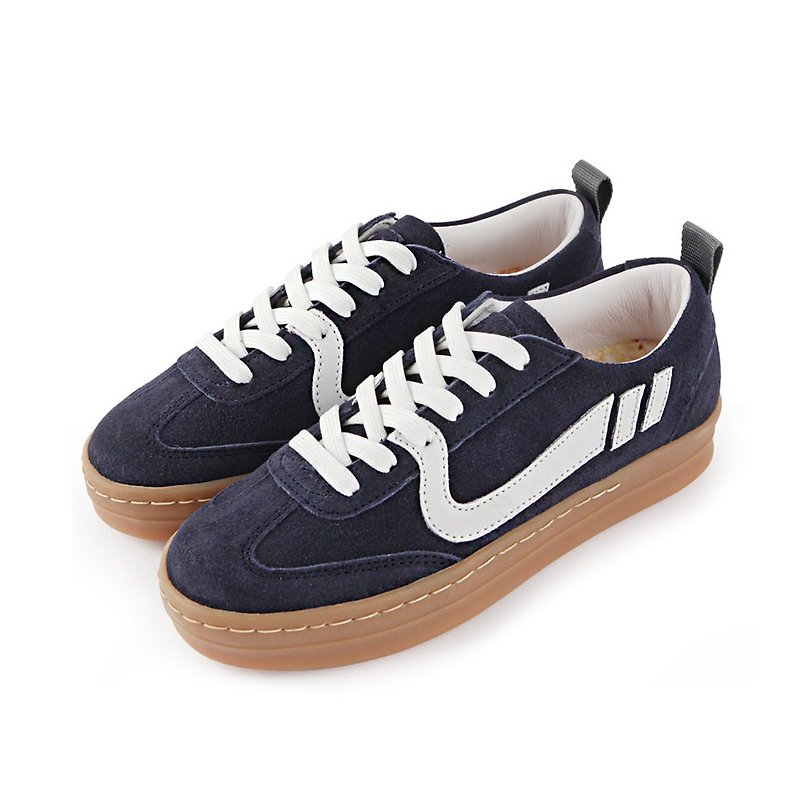 Jdaul Handmade in Korea/ CONNIE PLAIN Sneakers Connie Plain Tan Navy - Women's Casual Shoes - Other Materials 