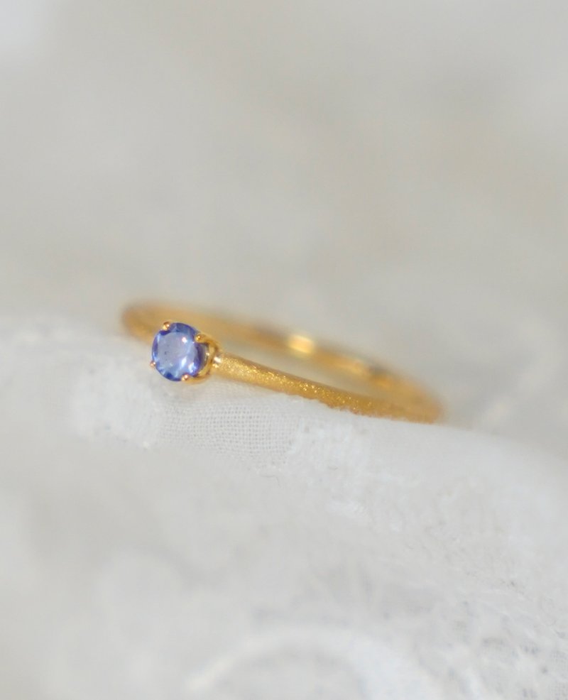 SV Tanzanite ring - 戒指 - 其他金屬 藍色