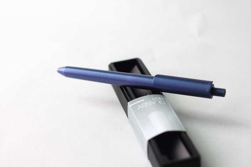 PREMEC | Glassy nex Monroe Blues Metal Ball Pen Set - ปากกา - วัสดุอื่นๆ สีน้ำเงิน