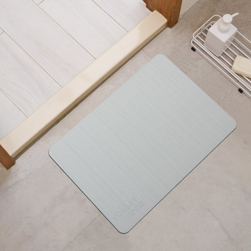 [rubber anne] 10-second top-absorbing soft diatomite water-absorbing floor mat (45x30cm) - พรมปูพื้น - วัสดุอื่นๆ 