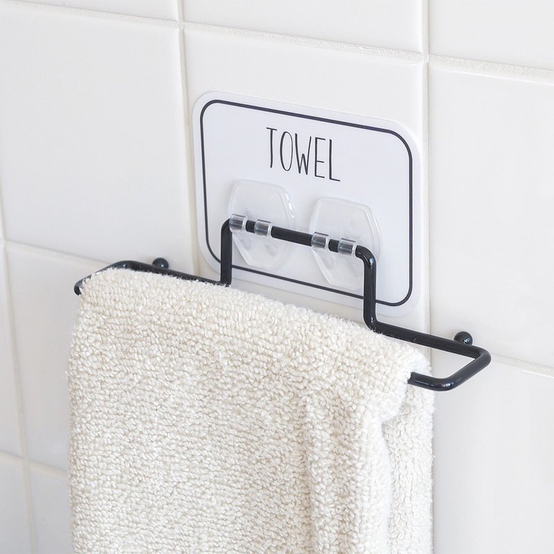 毛巾掛架  Otel Magic Sticky Hook Towel Hanger タオルハンガー - 衛浴用品/浴室收納 - 塑膠 白色