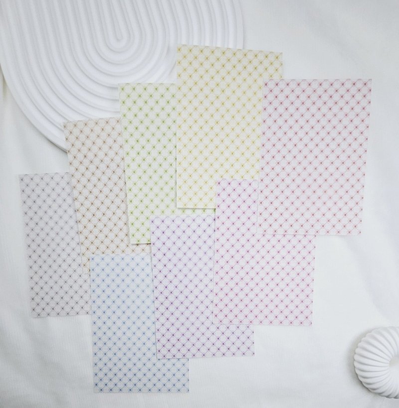 Flower Pearl Tracing Paper - 便條紙/便利貼 - 紙 多色