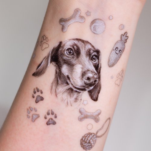 FUCT ダック　ベスト　tattoo ダックスフンド お疲れ様でした♪ #trickboxtattoo #タトゥー