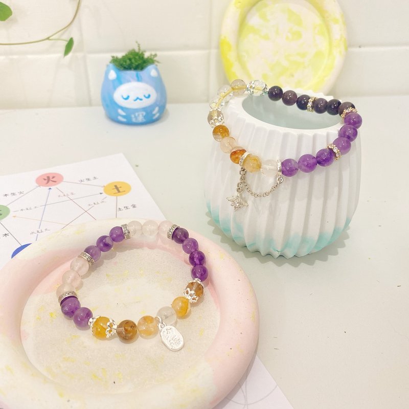 五行開運水晶手串DIY體驗 天然水晶 能量水晶 五行測算 輕珠寶 - 金工/飾品 - 水晶 