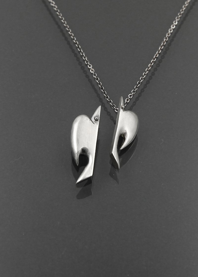 -Biyi-Necklace / Pendant Penden / Necklace Necklace - Necklaces - Sterling Silver Silver