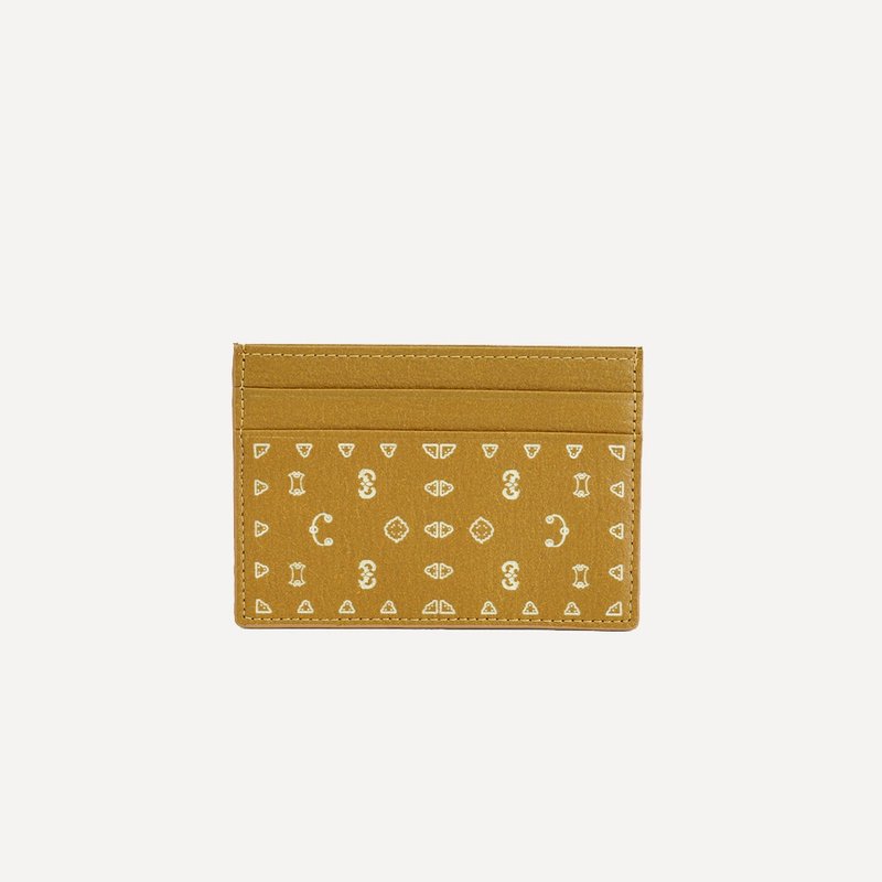 Hanji eco leather card wallet - 名片夾/名片盒 - 人造皮革 綠色