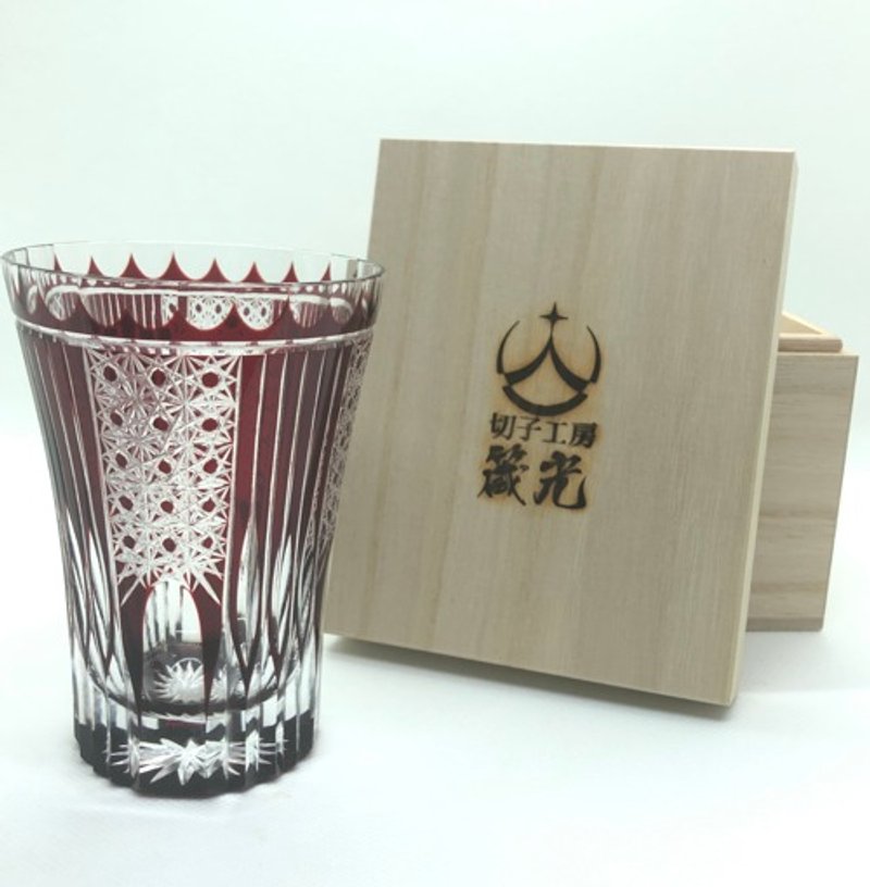 雨だれ菊籠目タンブラー - 茶壺/茶杯/茶具 - 玻璃 