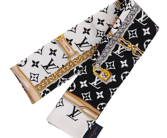 【超美品】Louis Vuitton バンドー スカーフ 日本直送】ルイ・ヴィトン LOUIS VUITTON バンドー・モノグラム