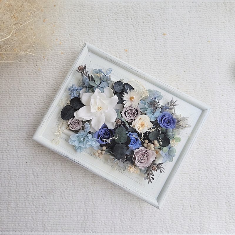 【現貨】永生花相框。裸空式相框。附包裝。 - 壁貼/牆壁裝飾 - 植物．花 