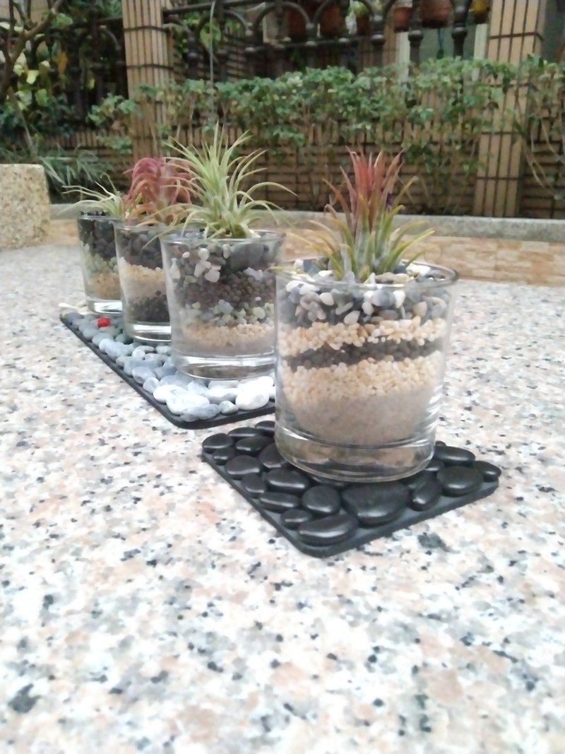 Handmade Custom-Sand Art Glass Air Pineapple Handy Small Plant - Plants - Plants & Flowers 