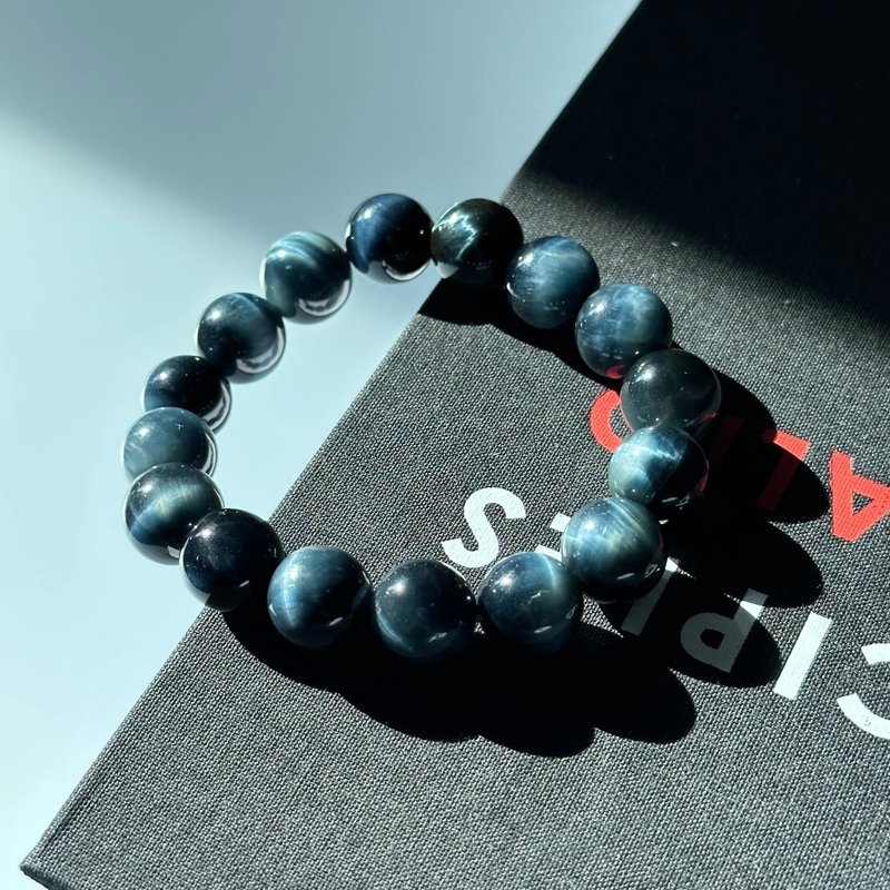 Stone blue bracelet - สร้อยข้อมือ - เครื่องประดับพลอย สีน้ำเงิน