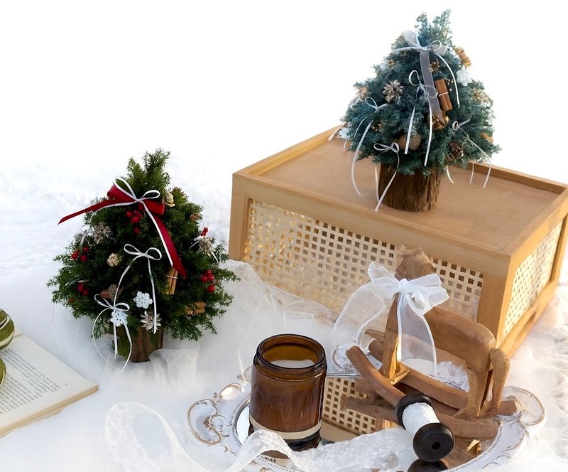 永生聖誕樹 聖誕禮物 聖誕節 聖誕樹 永生雪松 永生花 - 乾燥花/永生花 - 植物．花 