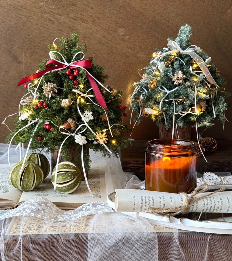 Preserved Christmas Tree, Christmas Gift, Christmas, Christmas Tree, Preserved Cedar, Preserved Flower - Dried Flowers & Bouquets - Plants & Flowers 