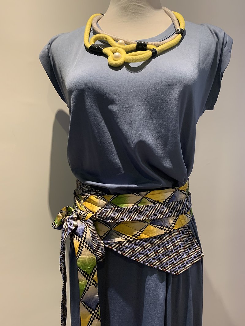 vintage belt - Belts - Cotton & Hemp Multicolor