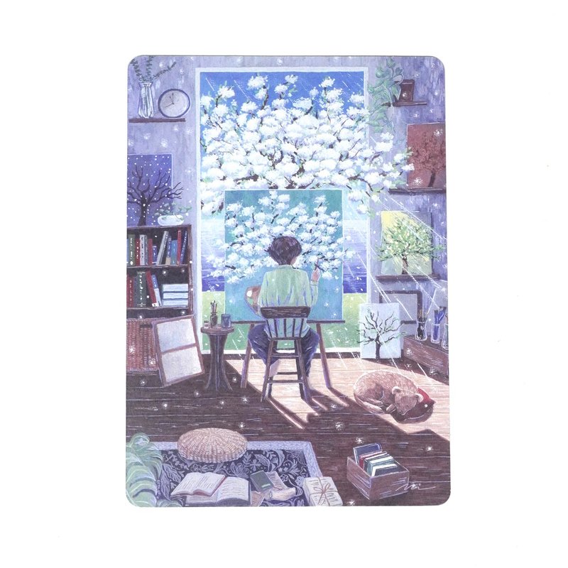 擁抱各種挑戰 明信片 - 卡片/明信片 - 紙 粉紅色