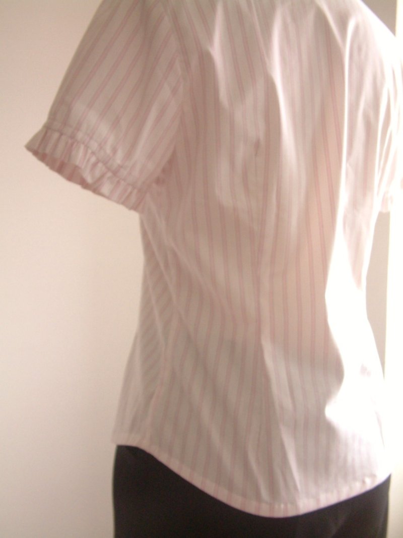 【Customized】Short-sleeved shirt - Women's Shirts - Cotton & Hemp Multicolor