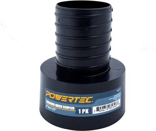 POWERTEC 【美國】POWERTEC 4吋 4轉2.5吋 快速接頭 轉接管/管件/集塵系統