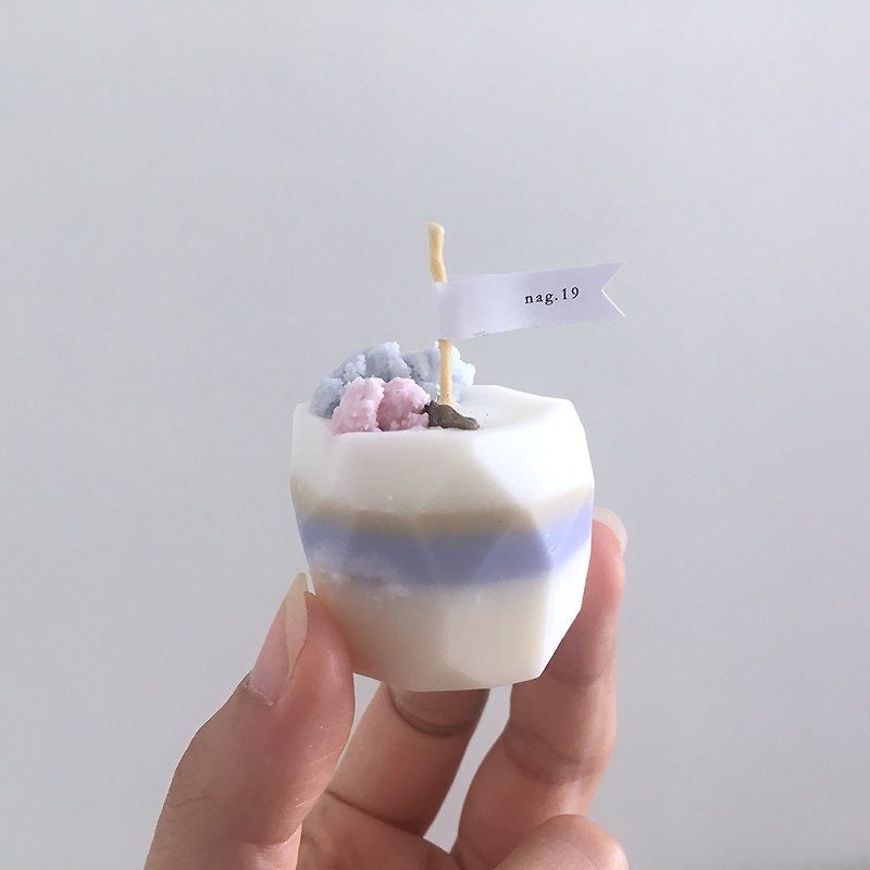 c u b e s | 大 豆 蠟 蠟 燭 handmade soy candle #s - 香氛蠟燭/燭台 - 蠟 紫色