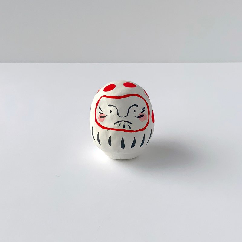 水玉だるま - 擺飾/家飾品 - 紙 紅色