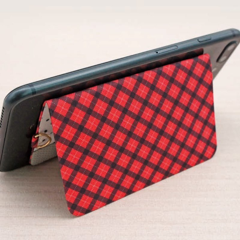【ekax】手機背貼卡片夾 - 證件套/卡套 - 其他人造纖維 