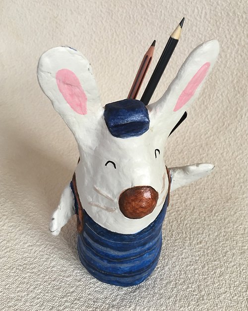 wawavecraft Handcraft doll for pencil and pen / Mr. rabbit
