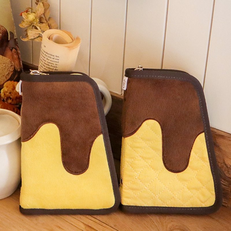 Microfiber Pudding Diary - Notebooks & Journals - Other Man-Made Fibers Yellow