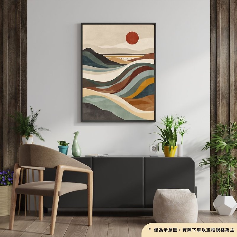Going out to sea - [High-definition giclée oil painting series] Art hanging paintings | Living room hanging paintings - โปสเตอร์ - ผ้าฝ้าย/ผ้าลินิน 