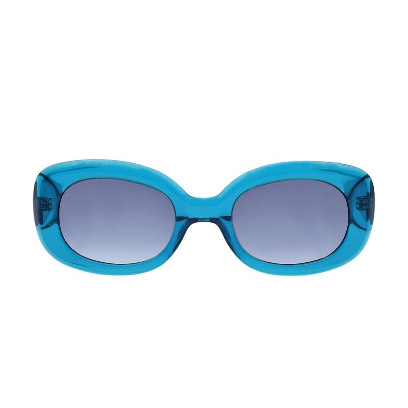 Miro Piazza 時尚藝術太陽眼鏡- HARD CANDY 果凍藍 - 太陽眼鏡 - 其他材質 藍色