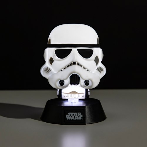 Paladone UK STAR WARS 星際大戰 10CM白武士風暴兵頭盔 面具小夜燈