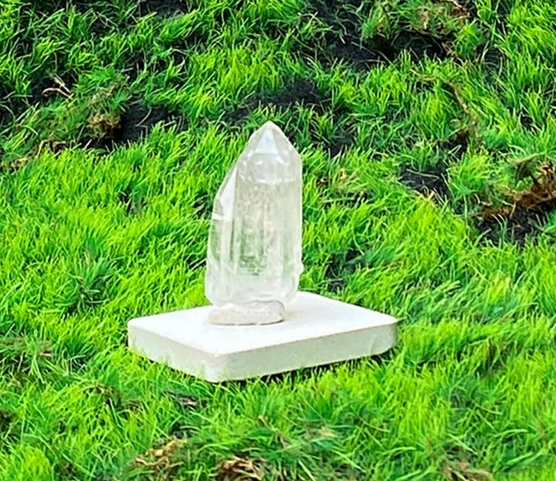 能量擺飾-天然原礦能量雙生白水晶簇  療癒 開運 淨化 快速出貨 - 擺飾/家飾品 - 水晶 白色