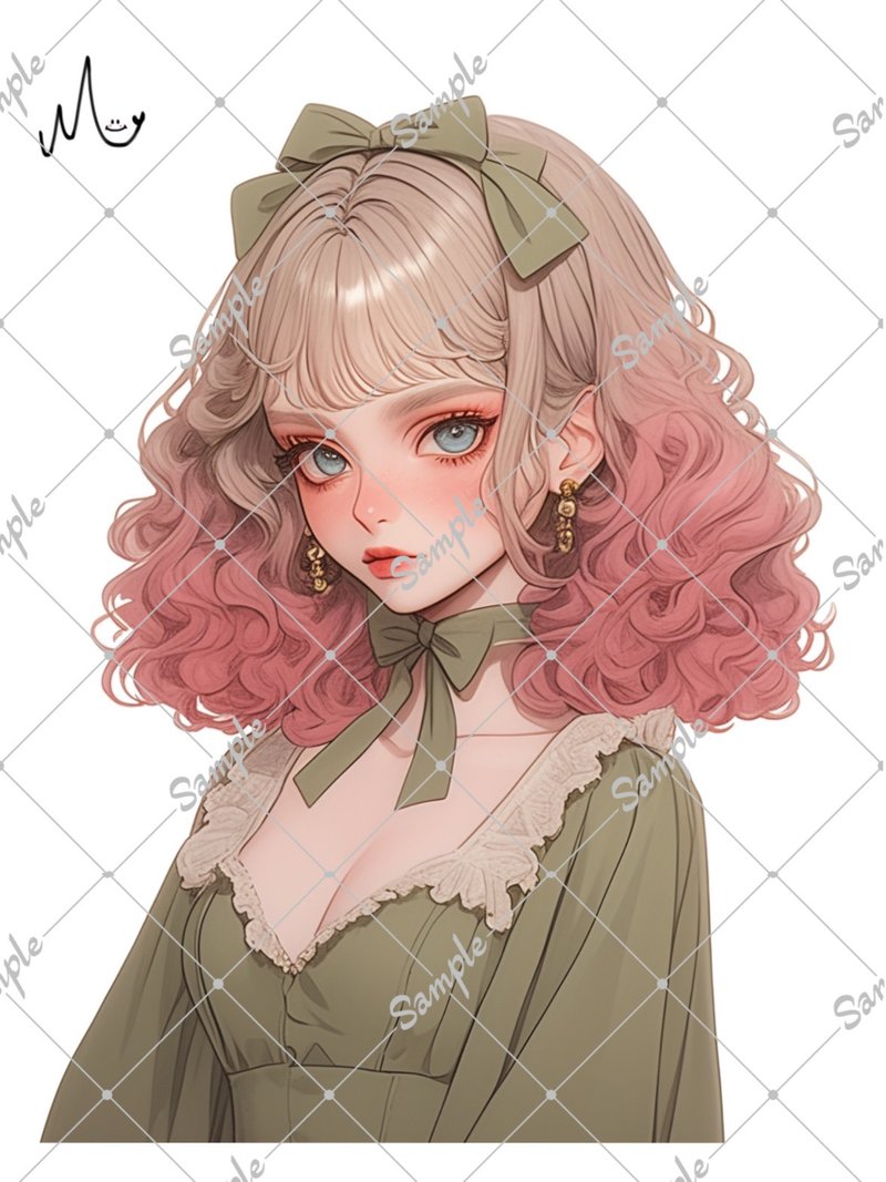 オリジナル人物ステッカー - 貼紙 - 紙 