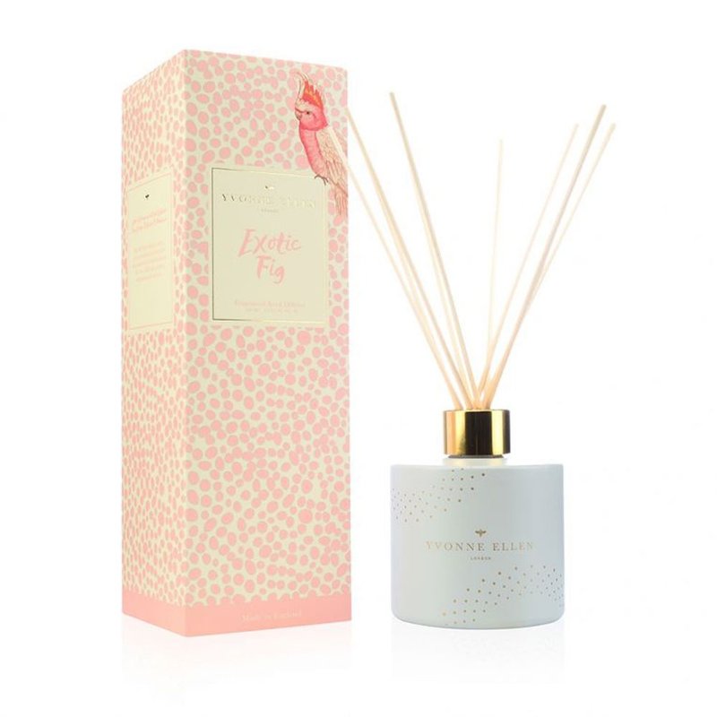 【Portmeirion】Yvonne Ellen | 動物饗宴 200ml 擴香禮盒 鸚鵡 - 香氛/精油/擴香 - 精油 粉紅色