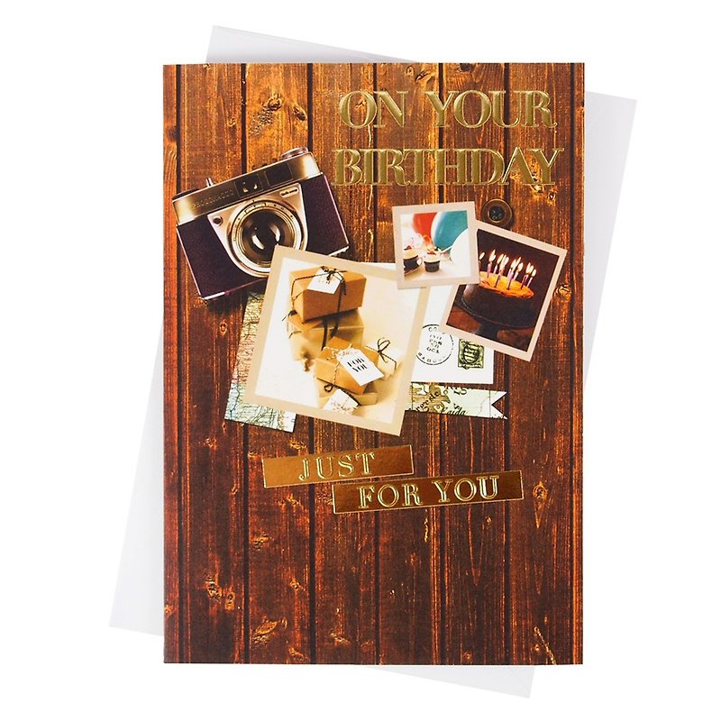 Hope to be filled with many good memories [Hallmark-Birthday Wishes Card] - การ์ด/โปสการ์ด - กระดาษ สีนำ้ตาล