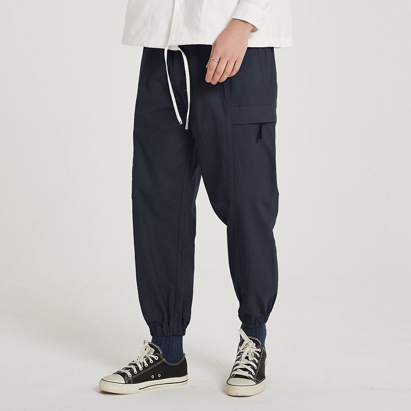 Functional Jogger Pants/Unisex/Chino/Trousers - Men's Pants - Cotton & Hemp Blue