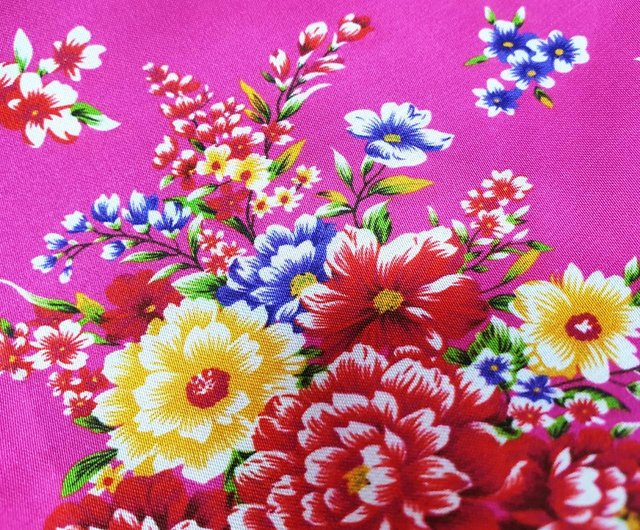 台湾 ROBINMAY 花柄シルクスカーフ チェーンショルダー B243 Mr.花柄布]台湾花柄シルクスカーフギフトボックス-ブルーピーチ