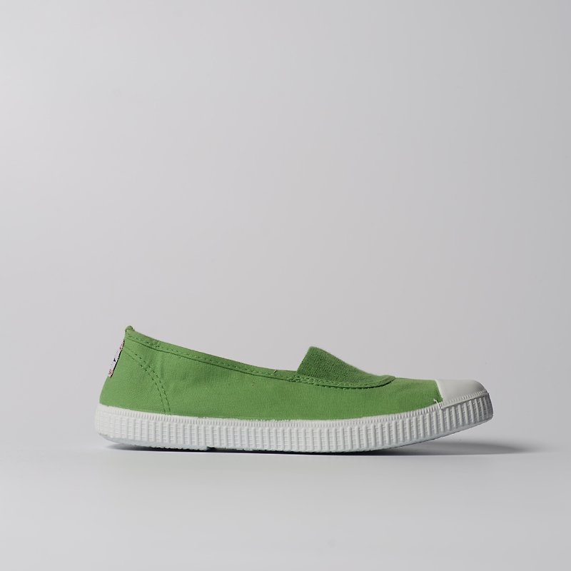 西班牙國民帆布鞋 CIENTA 大人尺寸 綠色 香香鞋 75997 08 - 女款休閒鞋 - 棉．麻 綠色