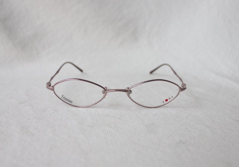 FOAK vintage/new in stock/Japan Masunaga handmade pink and purple glasses - Glasses & Frames - Other Materials 