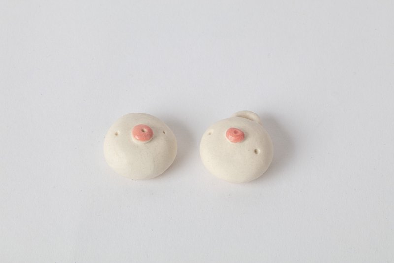 Transformed Octopus Series-Only one glutinous rice dumpling octopus can be used as a necklace - ของวางตกแต่ง - ดินเผา 