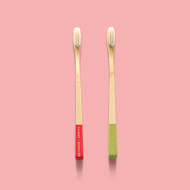 【森林麵食】新年牙刷特別組合 - 其他家具 - 竹 多色