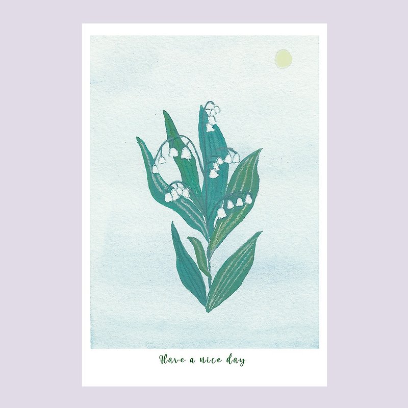 lily of the valley flower lover postcard - Cards & Postcards - Paper 