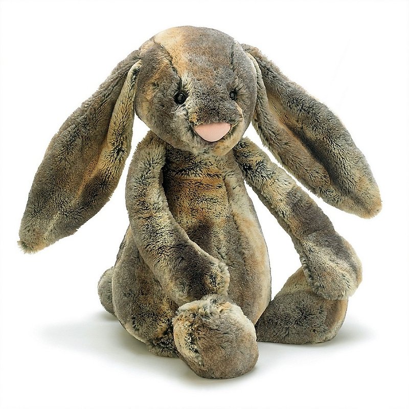 Jellycat Bashful Cottontail Bunny 兔 36cm - 玩偶/公仔 - 棉．麻 銀色