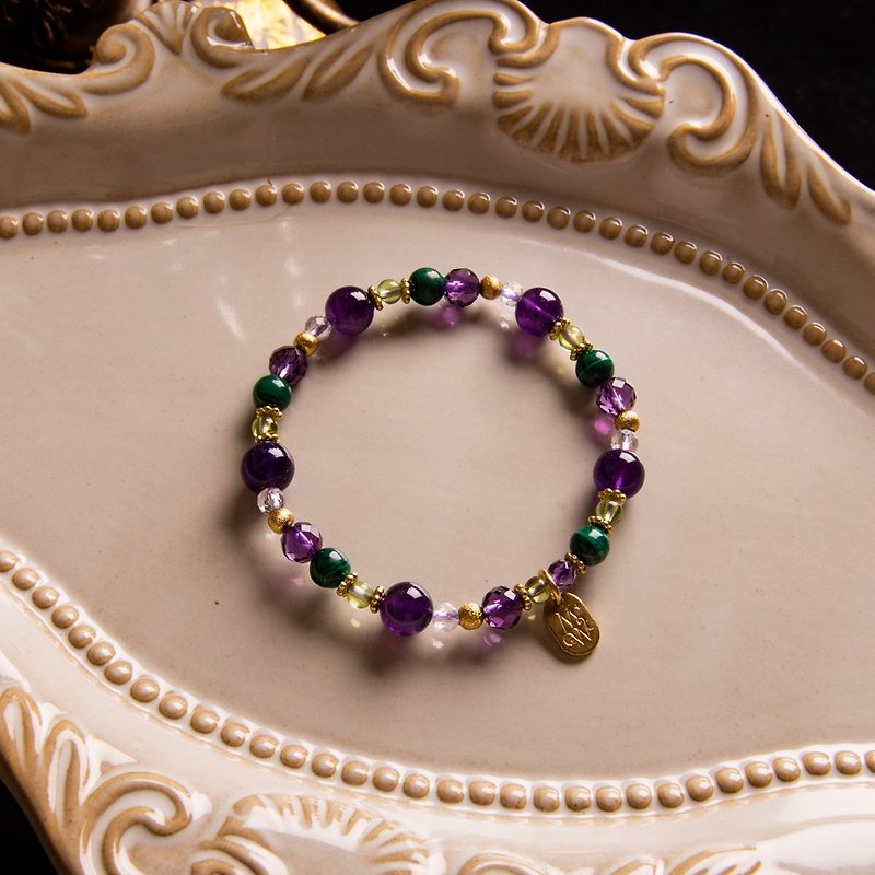 Mayfair // C1201 Amethyst Stone Bracelet - Bracelets - Gemstone 