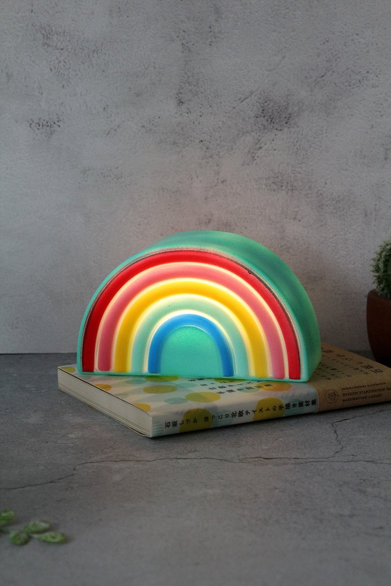 SUSS-Imported and cute LED night light imported from the UK (Fun rainbow shape) - Lighting - Plastic White