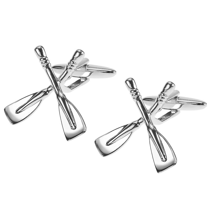 Silver Paddles Cufflinks - Cuff Links - Other Metals Silver
