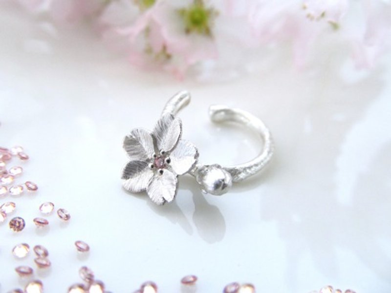 Cherry ear cuff - Other - Sterling Silver 