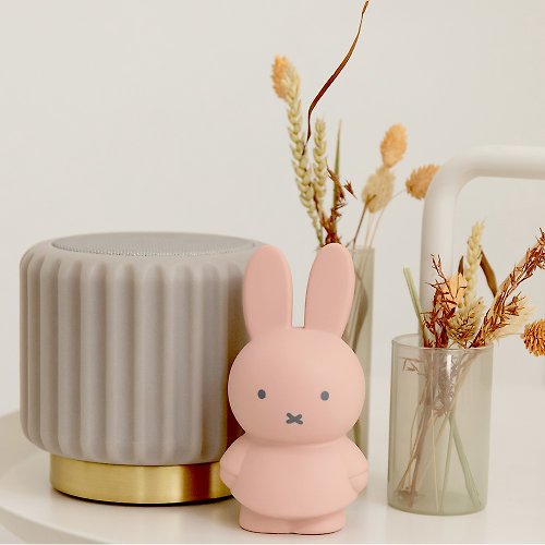 ATELIER PIERRE 比利時設計 Miffy 米菲兔莫蘭迪色系款公仔存錢筒-小號 淺粉色