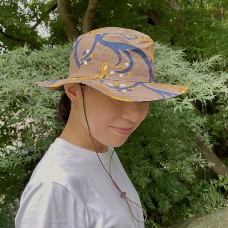 ハット（帽子）「稲」オイシイネ！_ブラウン - 帽子 - 其他材質 