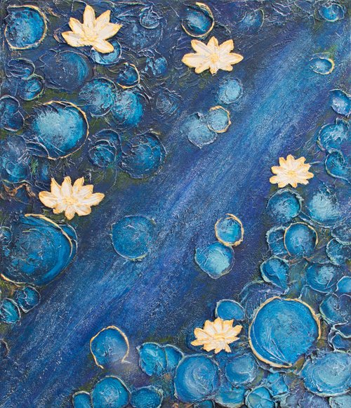 抽象画 美術　ミクストメディア 抽象画 絵画 ミクストメディア 秋永清二 「夜の海」 額付き