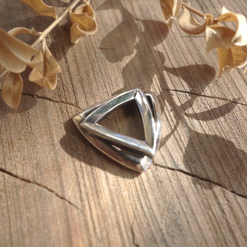 Divergence - Sterling Silver Necklace - สร้อยคอ - เงินแท้ สีเงิน