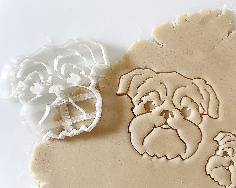 Brussels Griffon Cookie Cutter Dog portrait - Other - Plastic 